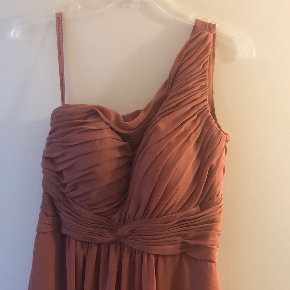 One shoulder strap long dress with pockets